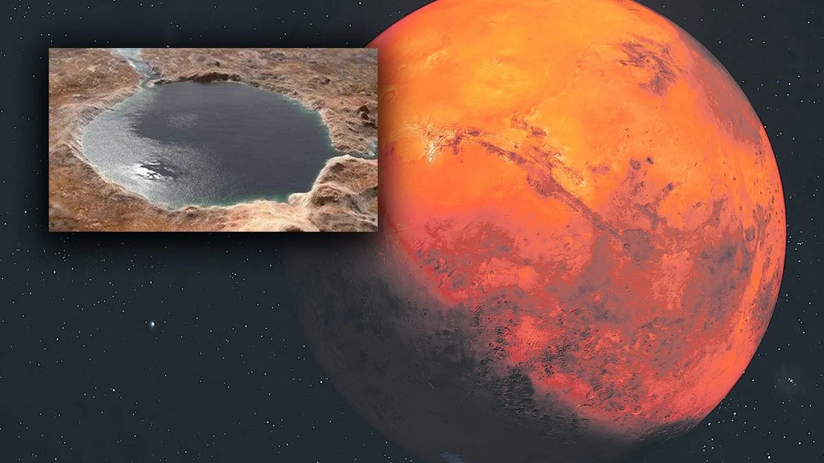 Mars'ta antik göl keşfi