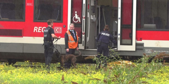 Almanya'da terör alarmı! Trende bomba bulundu