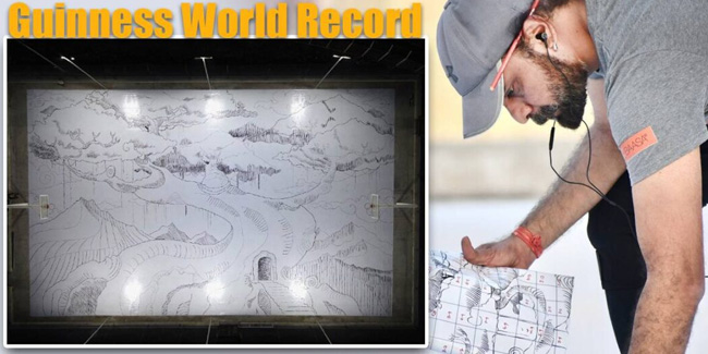 Hintli sanatçı Guinness Dünya Rekorunu kırdı