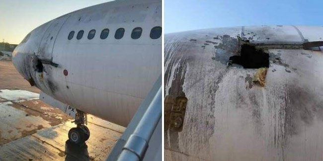 Bağdat Havalimanı’na füze saldırısı: Sivil uçağa isabet etti