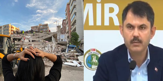Murat Kurum: Evi az hasarlı olan vatandaşlar evlerine girebilir