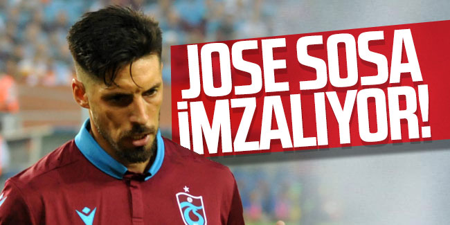 Trabzonspor'da Jose Sosa imzalıyor!