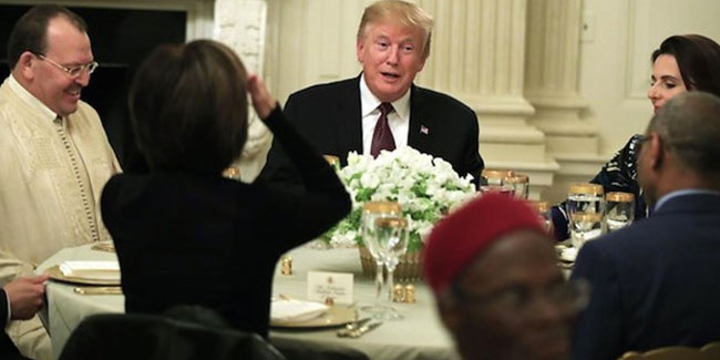 Trump'ın Beyaz Saray'daki iftar yemeği