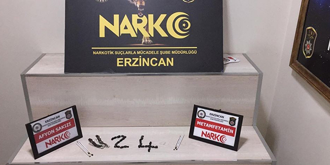 Erzincan’da uyuşturucu operasyonunda 1 kişi tutuklandı