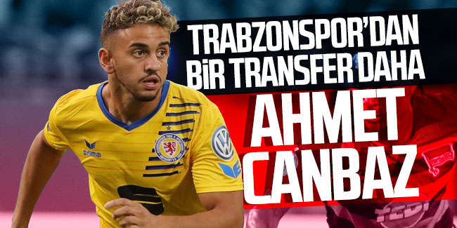 Trabzonspor'dan bir transfer daha! Ahmet Canbaz...
