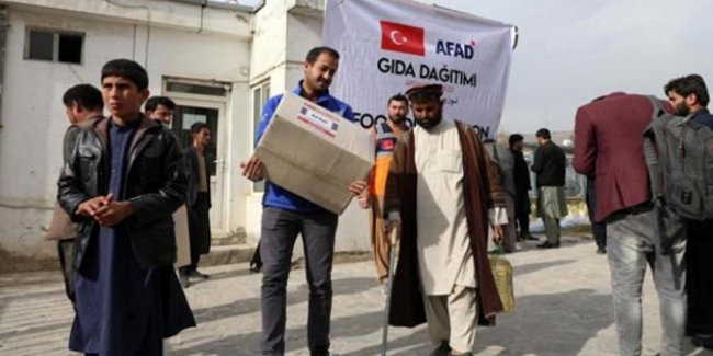 AFAD'dan Afganistan'daki ihtiyaç sahiplerine destek