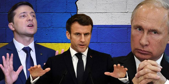 Macron'dan Zelenskiy’e uyarı: Putin ile masaya oturmak zorunda...