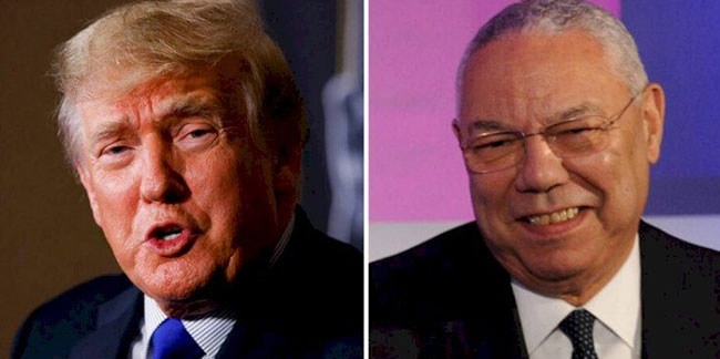 Trump Irak işgalcisi Colin Powell üzerinden ABD basınına ateş püskürdü