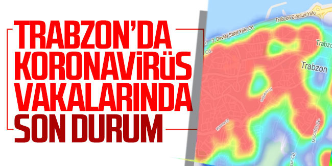 Trabzon'da koronavirüs vaka sayısı belli oldu!  
