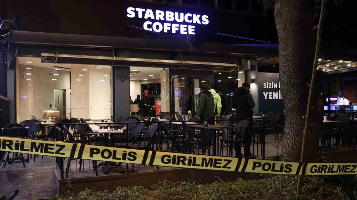Adana'da Starbucks’a silahlı saldırı