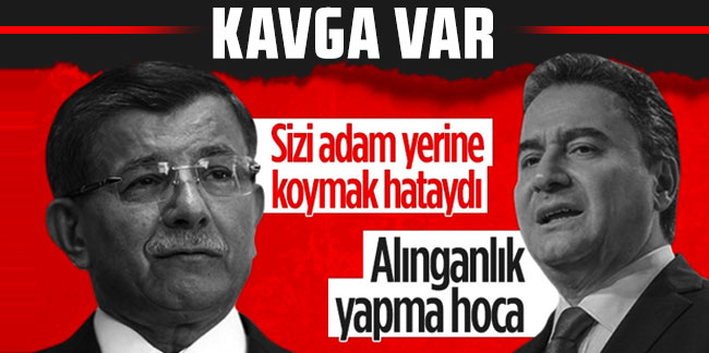 Babacan'dan Davutoğlu'na mesaj: Böyle olursa bu yol beraber yürünmez