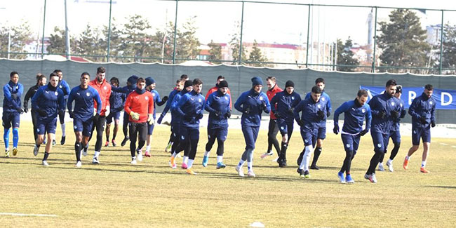 BB Erzurumspor, MKE Ankaragücü maçı hazırlıklarını tamamladı