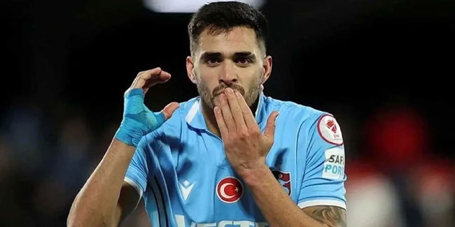Maxi Gomez Trabzonspor'a veda etti