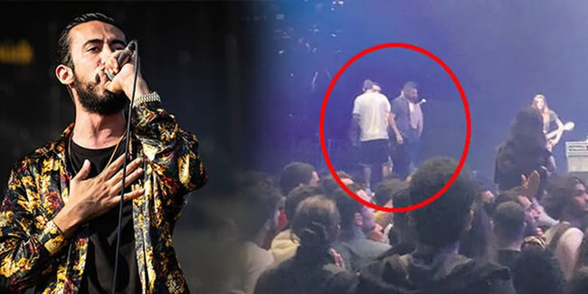 Konserde skandal! Gazapizm seyirciye saldırdı