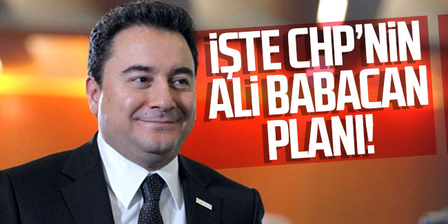 İşte CHP'nin Ali Babacan planı
