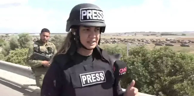 CNN TÜRK yayını engellendi! İsrail askerleri silah doğrulttu