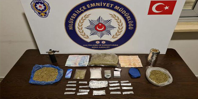 Bursa'da uyuşturucu ticaretine 2 gözaltı