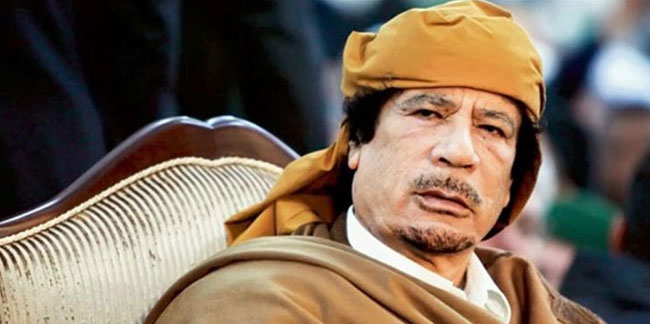 Kaddafi'nin Arap liderlere ders niteliğindeki konuşması gündemde...