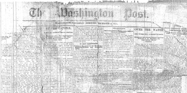 Washington Post adına tarihi bir gün: 6 Aralık