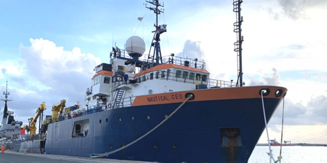 Kıta sahanlığını izinsiz ihlal eden araştırma gemisine müdahale