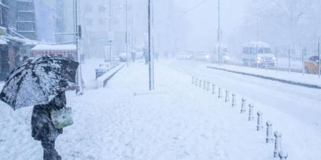 İstanbul'da kar alarmı! ''Zorunlu olmadıkça çıkmayın''