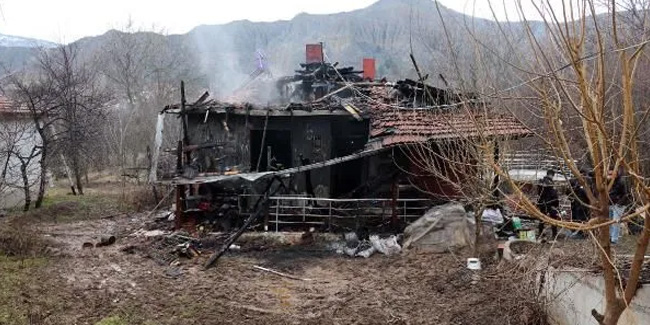 Çankırı'da ev yangını: 1 ölü, 1 yaralı