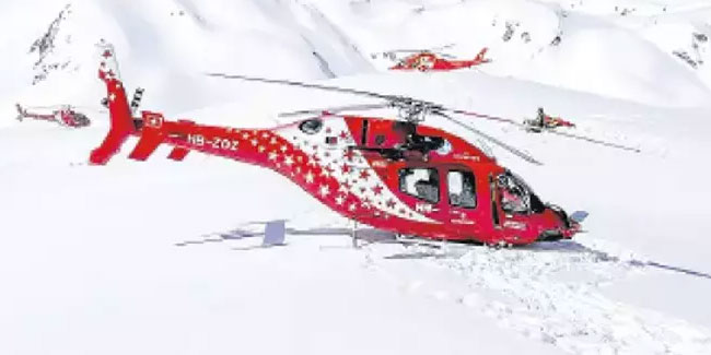 İsviçre'de helikopter düştü: 3 ölü