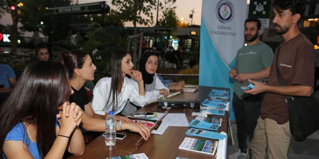 Şırnak Üniversitesi tanıtım ve tercih günleri başladı