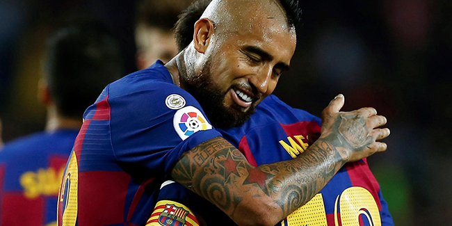  Vidal: "Barcelona'da mutluyum"