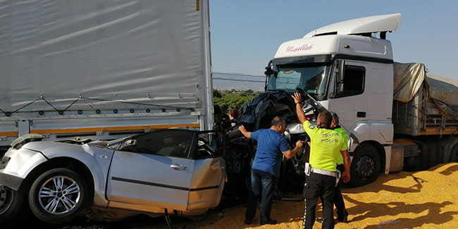 Manisa’da 3 kişinin öldüğü katliam gibi kazada tır sürücüsü tutuklandı