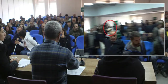 Tunceli Belediyesi Meclis toplantısında gerginlik! Başkan Maçoğlu’na bardak ve döviz fırlatıldı