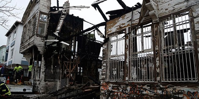 Reşat Nuri Güntekin'in evi yangında küle döndü