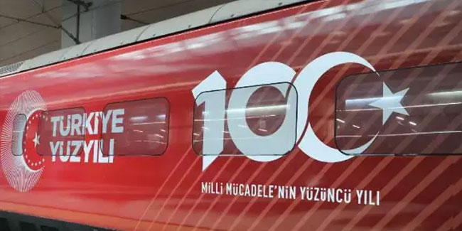 100'üncü yıl treni İstanbul'a hareket etti