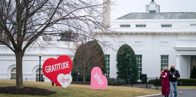 ABD Başkanı Biden'dan romantik Sevgililer Günü mesajı