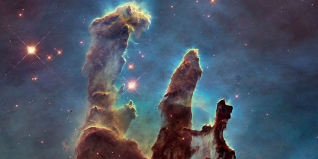 NASA paylaştı, Yaratılış sütunları böyle görüntülendi 