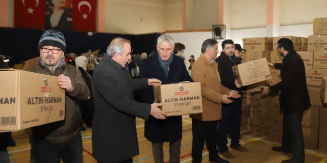Başkan Sarıalioğlu, 6 aylık maaşını depremzedelere bağışladı