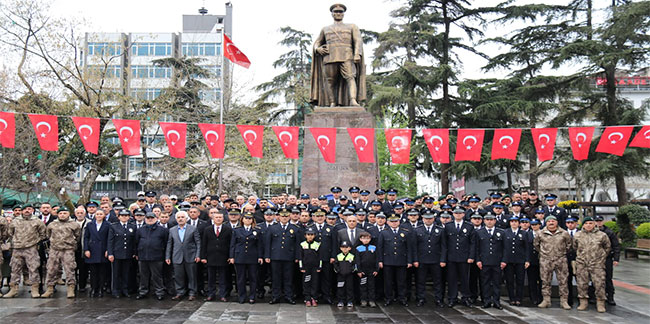 Karadeniz'deki 6 ilde Türk Polis Teşkilatının yıl dönümü kutlandı