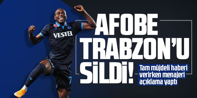 Afobe, sosyal medyada Trabzonspor'u sildi