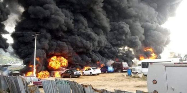 Kaçak petrol rafinerisinde patlama: Çok sayıda kişi hayatını kaybetti