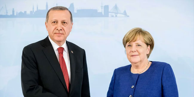Cumhurbaşkanı Erdoğan ile Angela Merkel'den kritik görüşme