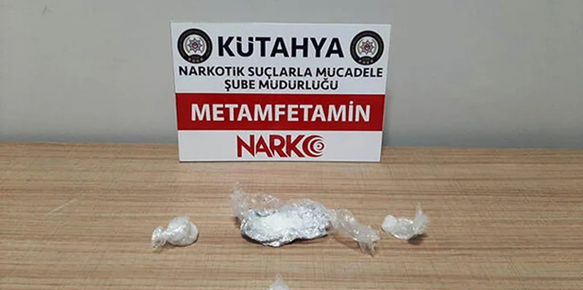 Kütahya'da bir şüpheli 30 gram uyuşturucuyla yakalandı