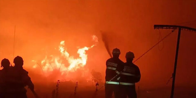 Çekya’daki yangın 3 gündür söndürülemiyor