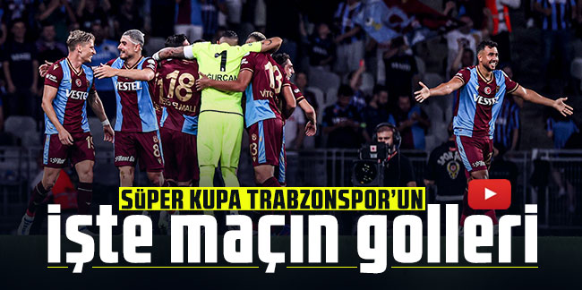 İşte Trabzonspor - Sivasspor maçının golleri | İZLEYİN