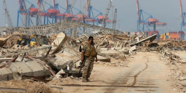 Beyrut Limanı patlamadan bir hafta sonra kısmi olarak faaliyete başladı