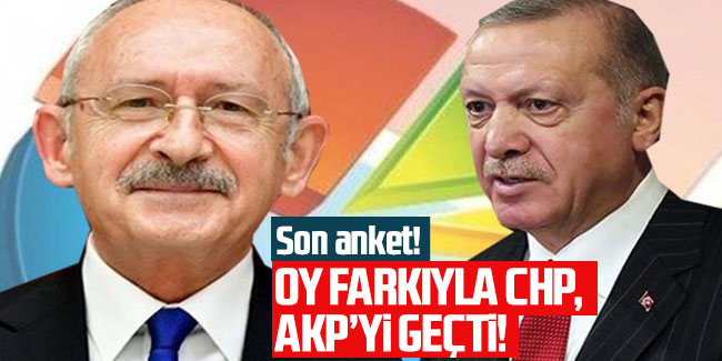 Son anket: CHP AKP’yi geçti