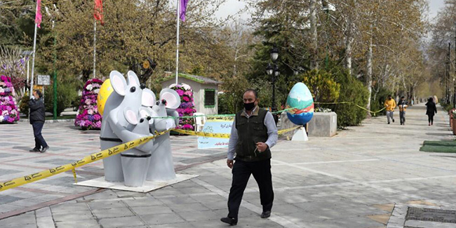 İran'da salgın nedeniyle kapatılan park ve bahçeler bir ay sonra açıldı
