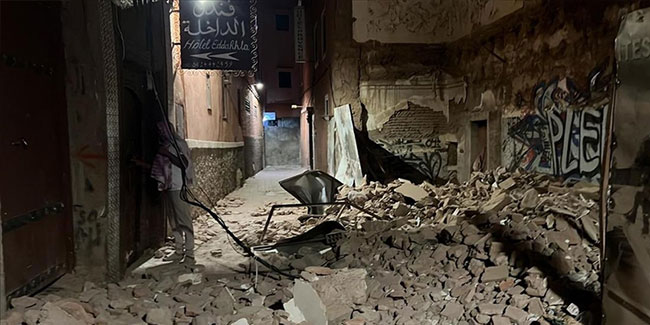 Fas'ta 7.2 büyüklüğünde deprem: 632 ölü, 329 yaralı