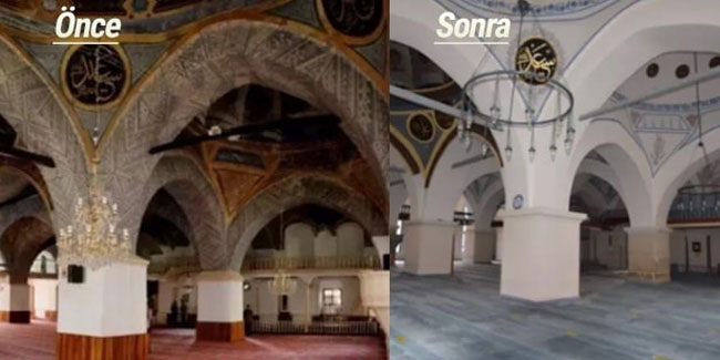 Skandal! Tarihi camiyi restore ediyoruz diye...