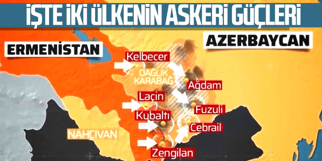 Azerbaycan mı, Ermenistan mı? İşte iki ülkenin askeri güçleri