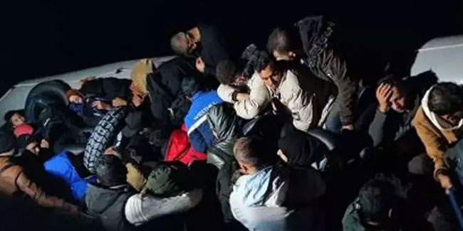 Türk kara sularına geri itilen göçmenler kurtarıldı